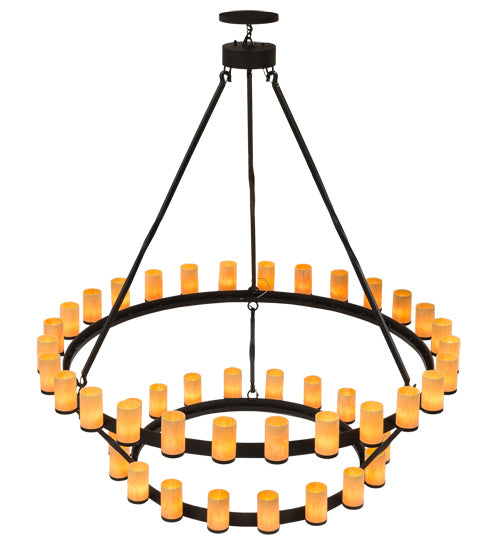 Meyda Tiffany Noziroh Ring 158996 Chandelier Light - Rust,Wrought Iron