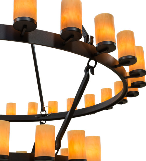 Meyda Tiffany Noziroh Ring 158996 Chandelier Light - Rust,Wrought Iron