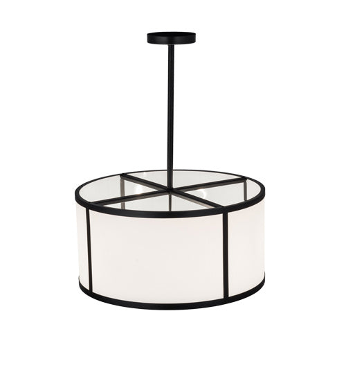 Meyda Tiffany Cilindro 162888 Pendant Light - Matte Black