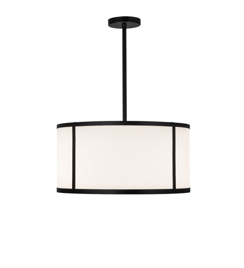 Meyda Tiffany Cilindro 162888 Pendant Light - Matte Black