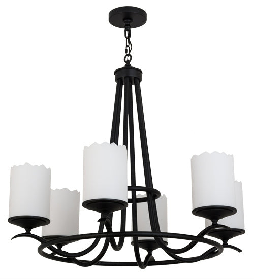 Meyda Tiffany Octavia 165443 Chandelier Light - Oil Rubbed Bronze