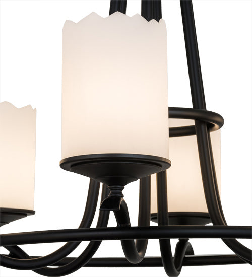 Meyda Tiffany Octavia 165443 Chandelier Light - Oil Rubbed Bronze
