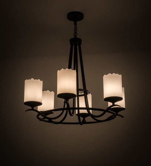 Meyda Tiffany Octavia 165443 Chandelier Light - Oil Rubbed Bronze