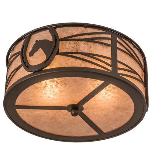 Meyda Tiffany Horseshoe 169866 Ceiling Light - Oil Rubbed Bronze
