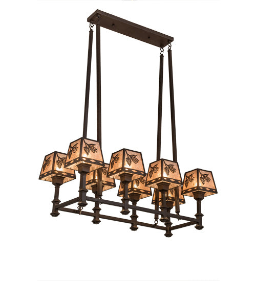 Meyda Tiffany Balsam Pine 170354 Chandelier Light - Cafe-Noir