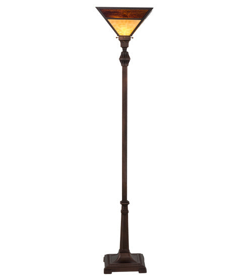 Meyda Tiffany Lighting 172177 Mission One Light Torchiere Lamp Bronze / Dark