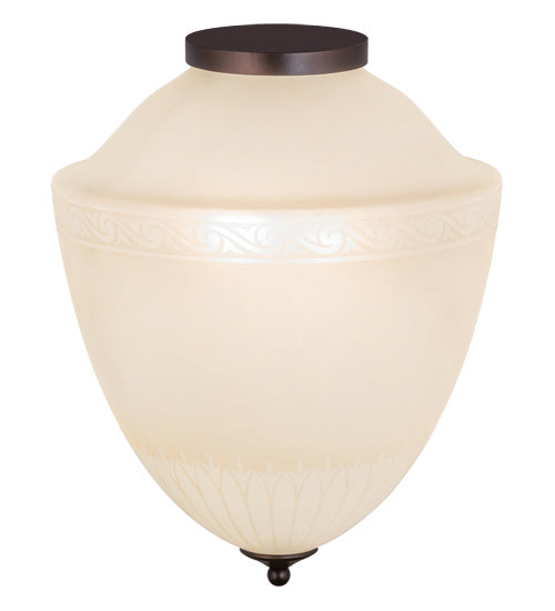 Meyda Tiffany Ovum Aquinum 172338 Ceiling Light - Mahogany Bronze