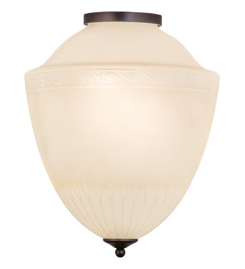 Meyda Tiffany Ovum Aquinum 172338 Ceiling Light - Mahogany Bronze