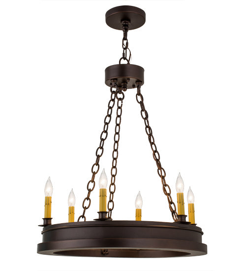 Meyda Tiffany Sullivan Ranch 172655 Chandelier Light - Mahogany Bronze