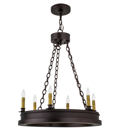 Meyda Tiffany Sullivan Ranch 172655 Chandelier Light - Mahogany Bronze