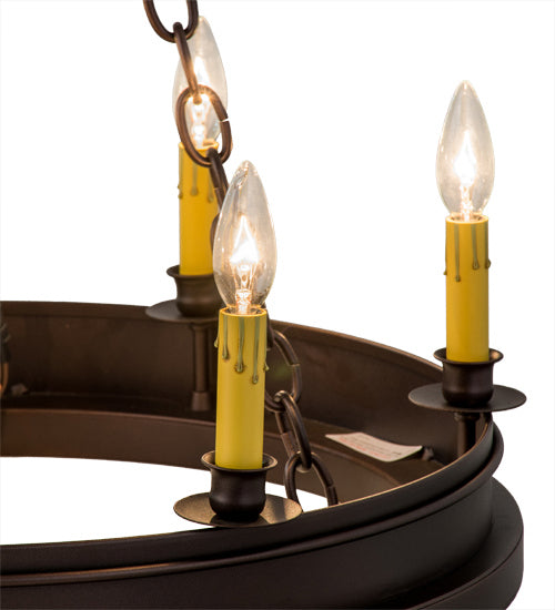 Meyda Tiffany Sullivan Ranch 172655 Chandelier Light - Mahogany Bronze