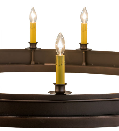 Meyda Tiffany Sullivan Ranch 172677 Chandelier Light - Mahogany Bronze
