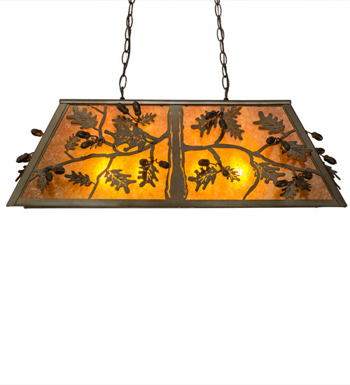 Meyda Tiffany Oak Leaf & Acorn 81897 Pendant Light - Timeless Bronze