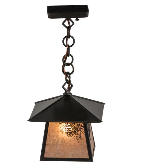 Meyda Tiffany Lighting 92344 Stillwater One Light Pendant Outdoor Bronze / Dark