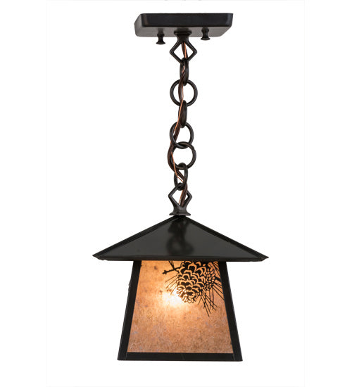 Meyda Tiffany Lighting 92344 Stillwater One Light Pendant Outdoor Bronze / Dark