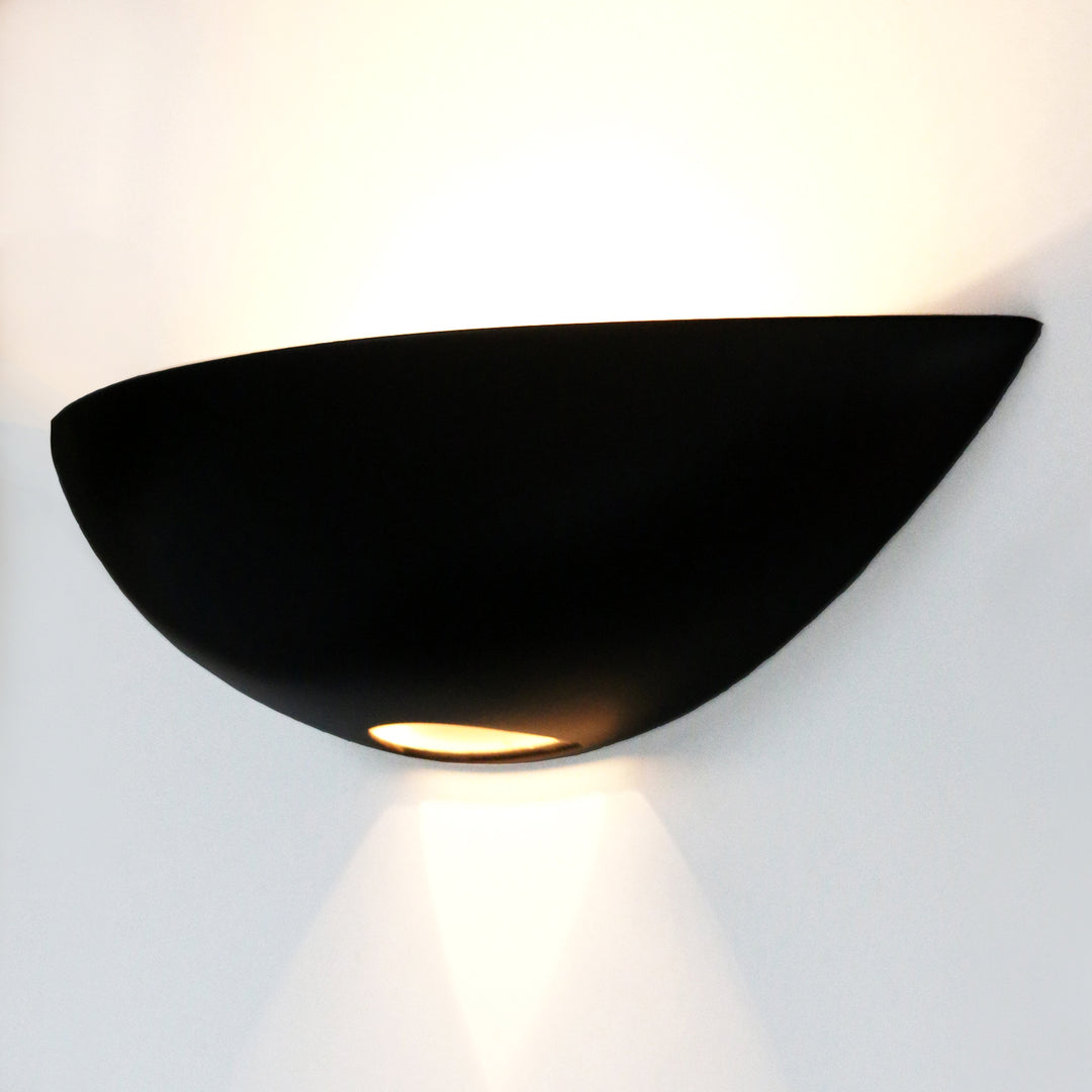 A-19 Islands of Light 1201-A30 Wall Sconce Light - Slate Black