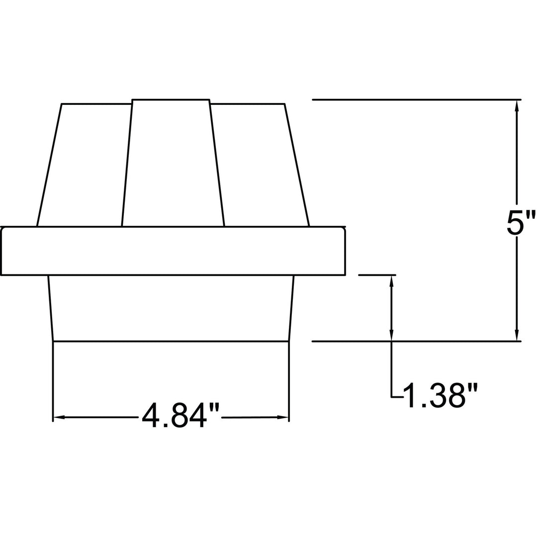 Access Lighting 20012LEDDMGLP-SAT/RFR Modern Neptune Outdoor Satin
