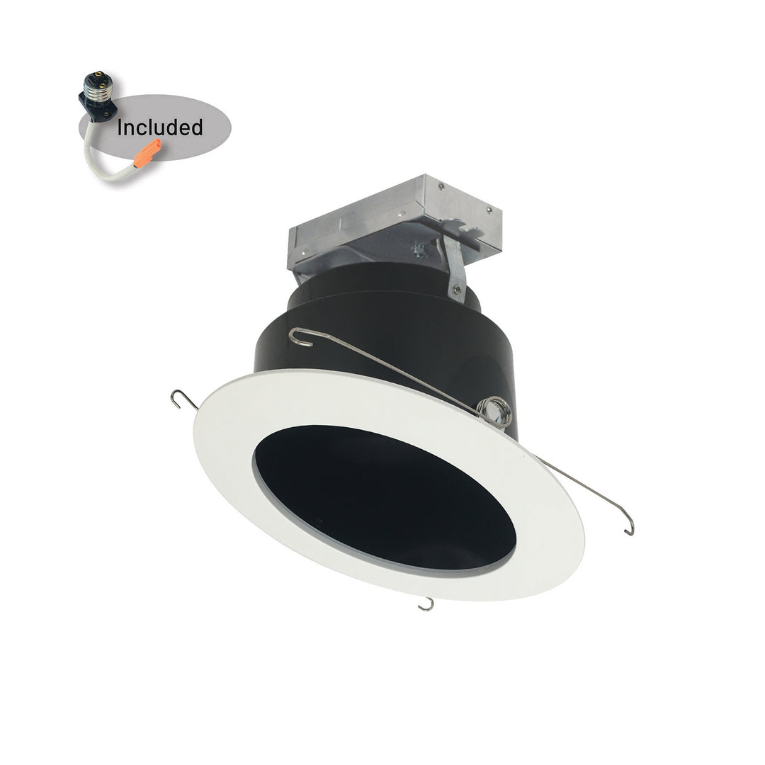 Nora Lighting NRMC-6S12L8535B Modern Marquise Recessed Light Black