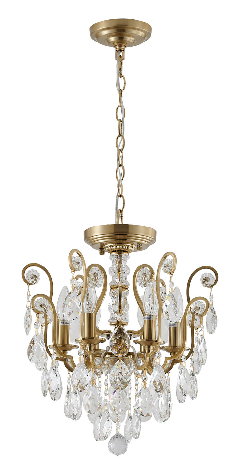 Bethel International BET61X Chandelier Light - Antique Brass