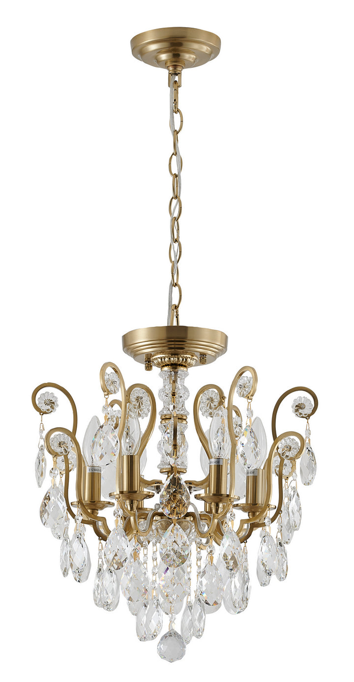 Bethel International BET61X Chandelier Light - Antique Brass
