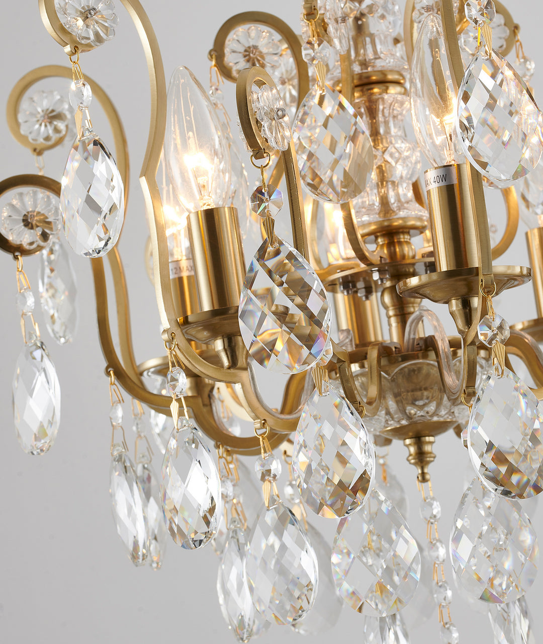 Bethel International BET61X Chandelier Light - Antique Brass
