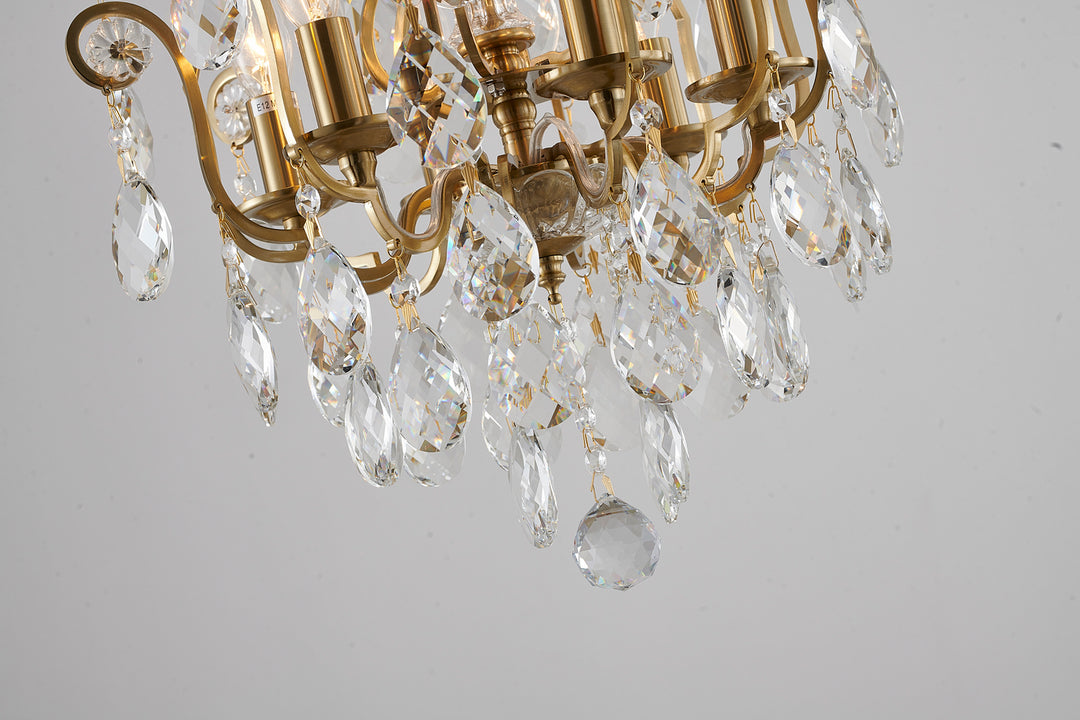 Bethel International BET61X Chandelier Light - Antique Brass
