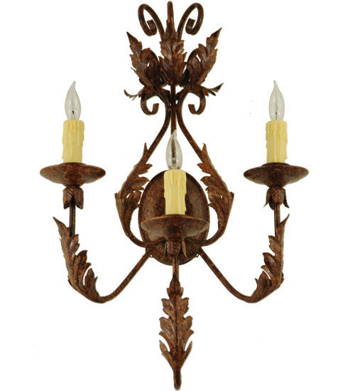 2nd Avenue French Elegance 75400.3.28H Wall Sconce Light - Oxide Bronze