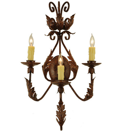 2nd Avenue French Elegance 75400.3.28H Wall Sconce Light - Oxide Bronze