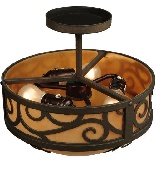 2nd Avenue Lilliana 871175.12.SF Ceiling Light - Gilded Tobacco