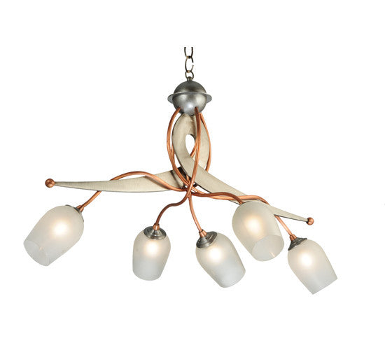 2nd Avenue Ballerina 200270-2 Chandelier Light - Raw Copper & Brushed Stainless Steel