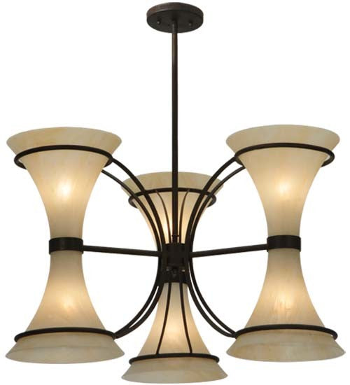 2nd Avenue Chronos 01.0916.30.MOD Chandelier Light - Classic Rust