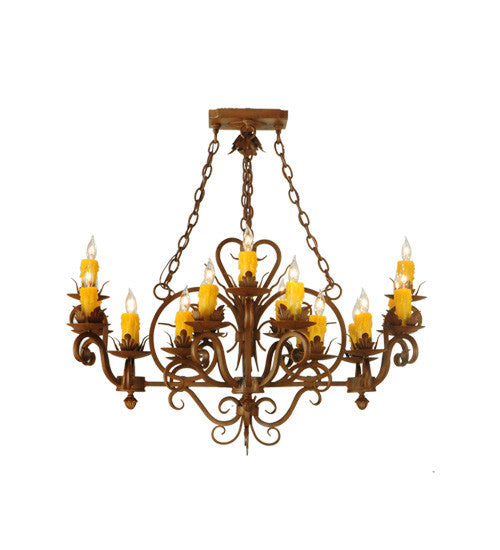 2nd Avenue Kimberly 05.0684.37.MOD Chandelier Light - Rustic Iron