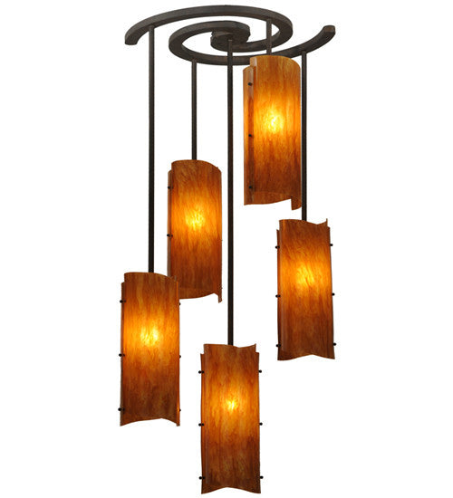 2nd Avenue Vortex 216715-3 Chandelier Light - Coffee Bean