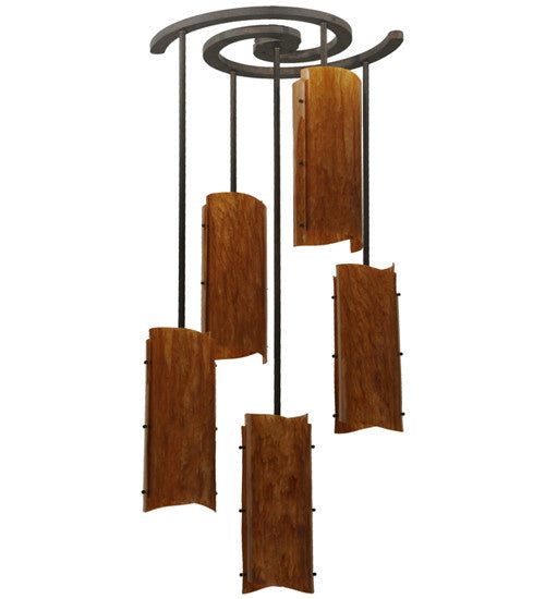 2nd Avenue Vortex 216715-3 Chandelier Light - Coffee Bean