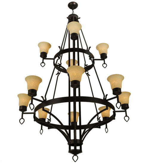 2nd Avenue Savino 01.0861.48.GL Chandelier Light - Gilded Tobacco