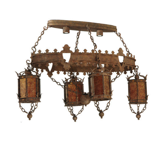 2nd Avenue Valhalla 871232.56L.30W.4LT Chandelier Light - Roccoco