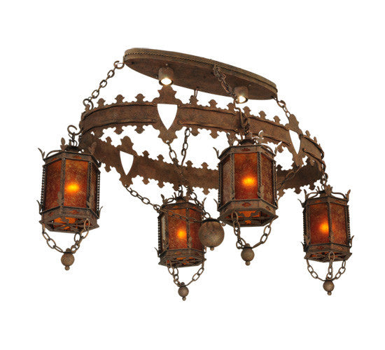 2nd Avenue Valhalla 871232.56L.30W.4LT Chandelier Light - Roccoco