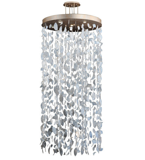 2Nd Avenue 200003-8.42W Modern Ginkgo Leaf Home Decor Champagne Metallic