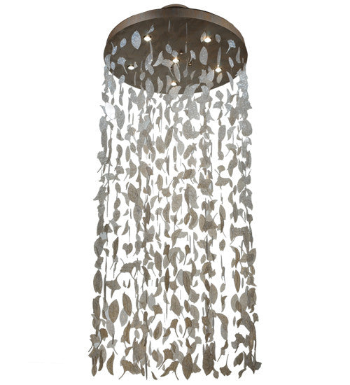 2Nd Avenue 200003-8.42W Modern Ginkgo Leaf Home Decor Champagne Metallic