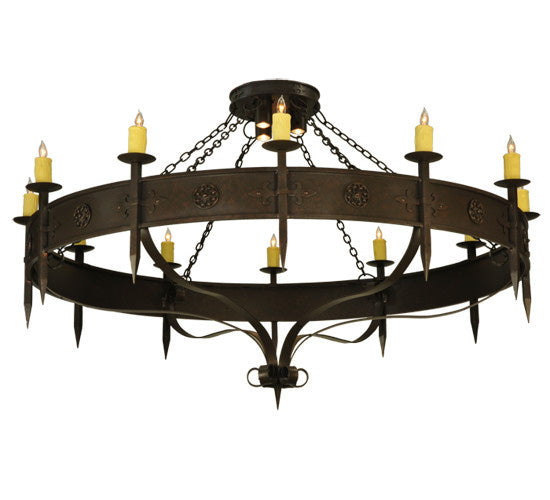 2nd Avenue Warwick 871019.72.45H Chandelier Light - Gilded Tobacco