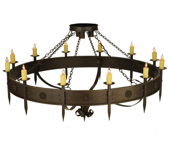 2nd Avenue Warwick 871019.72.45H Chandelier Light - Gilded Tobacco