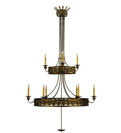 2nd Avenue Montgomery 210717-2FRAME Chandelier Light - Dark Smoke