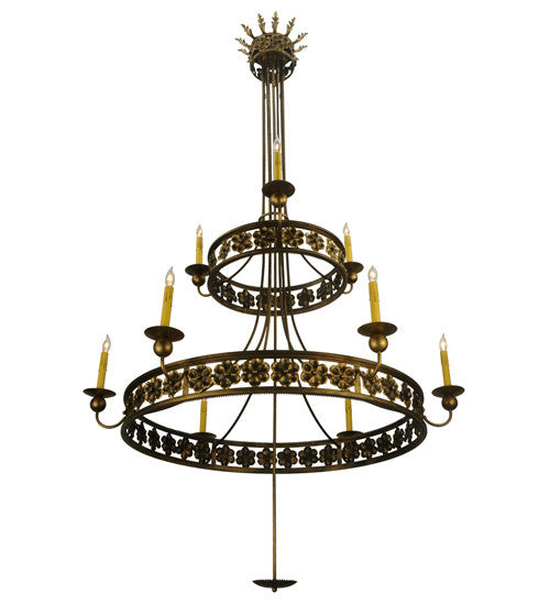 2nd Avenue Montgomery 210717-2FRAME Chandelier Light - Dark Smoke