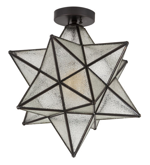 Meyda Tiffany Moravian Star 186688 Ceiling Light - Antique,Weathered Brass