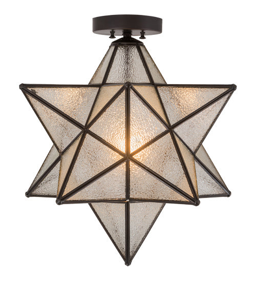 Meyda Tiffany Moravian Star 186688 Ceiling Light - Antique,Weathered Brass