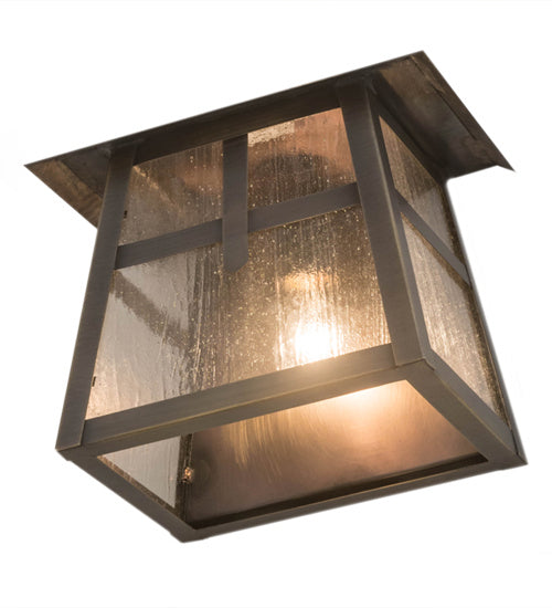 Meyda Tiffany Lighting 92114 Stillwater One Light Wall Sconce Outdoor Bronze / Dark