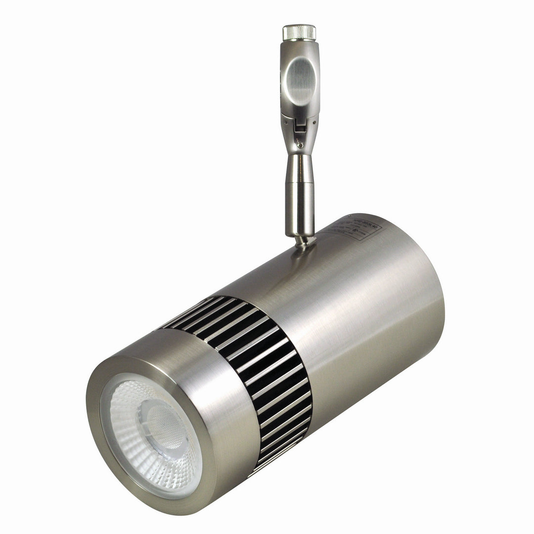 Nora Lighting NRE-853L30XBN Cylo Cyndi Led Rail Head, 32W, Track Light Brushed Nickel