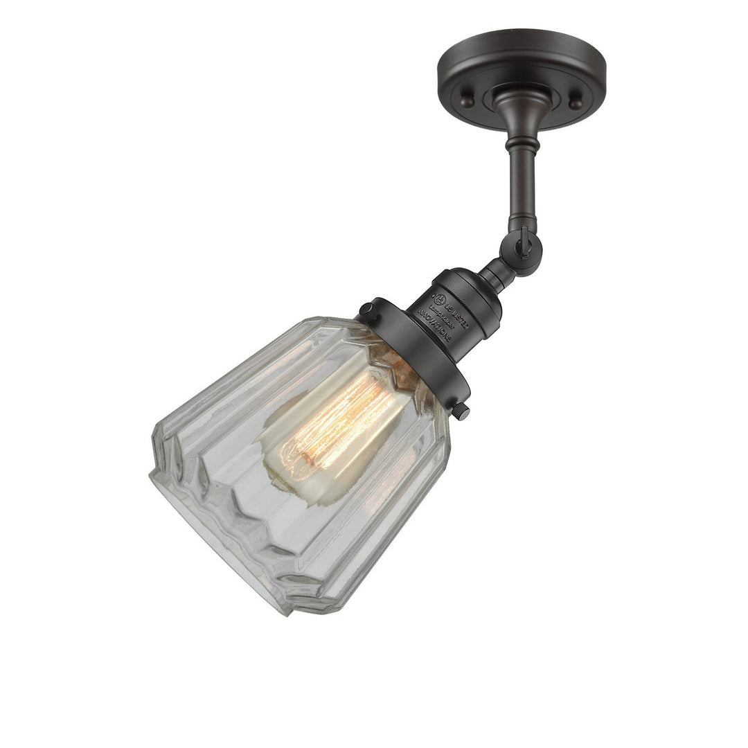 Innovations Franklin Restoration 201F-OB-G142 Ceiling Light - Oil Rubbed Bronze