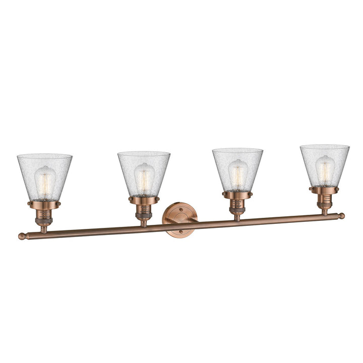 Innovations Franklin Restoration 215-AC-G64 Bath Vanity Light 43 in. wide - Antique Copper