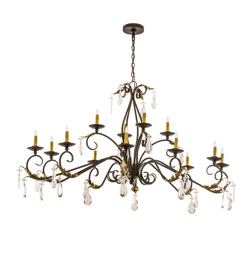 Meyda Tiffany Windsor 187263 Chandelier Light - Bronze